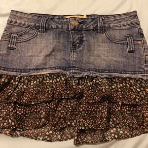 American Rag Girl ruffled mini skirt